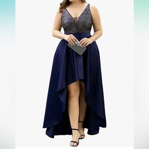 Ever-Pretty Women's V-Neck A-line High-Low Party Dress
Plus Size Evening Dress